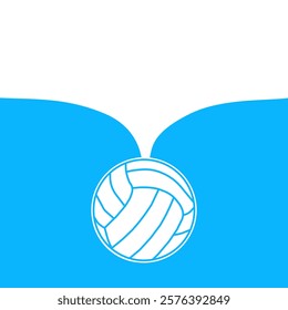 Decorative backgrounds featuring volleyballs are ideal for packaging, banners, and interior design, especially for competitions or beach volleyball themes.