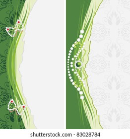 Decorative backgrounds with shining stresses for jewelry design. Vector