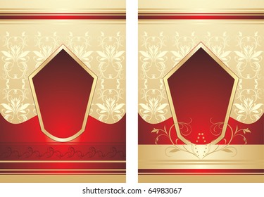 Decorative backgrounds for wrapping. Vector