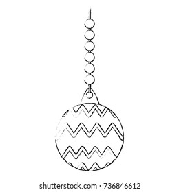 Decorative ball isolated