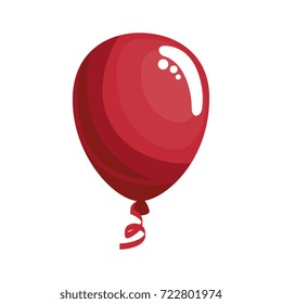Decorative balloon isolated
