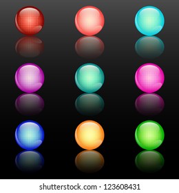 Decorative balls set.