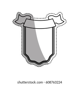 Decorative banner emblem icon vector illustration graphic design