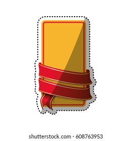 Decorative banner emblem icon vector illustration graphic design
