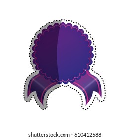 Decorative banner emblem icon vector illustration graphic design