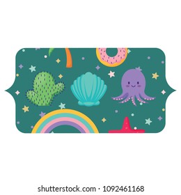 decorative banner icon