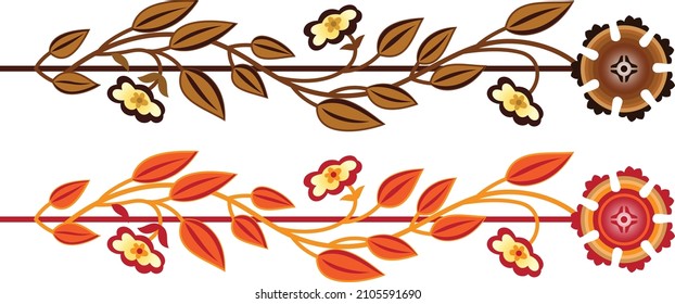 Decorative Baroque Design for Textile Print illustration vector art