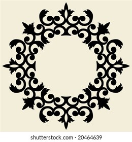 decorative baroque frame