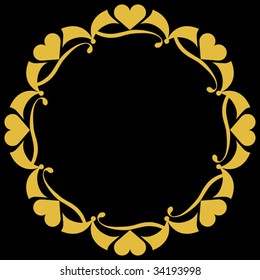 decorative baroque garland