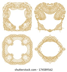 Decorative baroque motifs