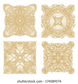 Decorative baroque motifs