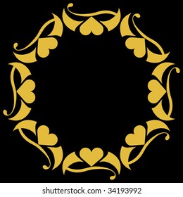 decorative baroque vignette