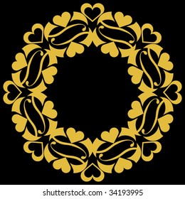 decorative baroque vignette