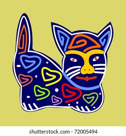 Decorative beautiful cat
