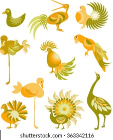 Decorative birds