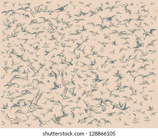 Decorative Birds Background