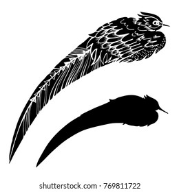 Decorative birds, hand-drawn
in a sketchbook, translated into vector.
Design can use for: tattoo, scrapbooking, decoration, labels and so on