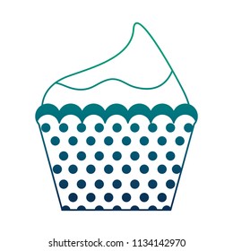 decorative birthday cupcake sweet food