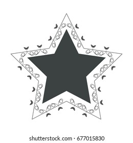 Decorative blank label