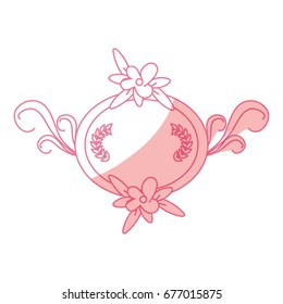 Decorative blank label