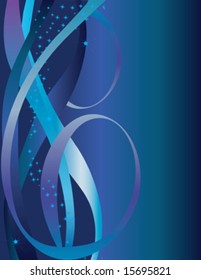 decorative blue abstract