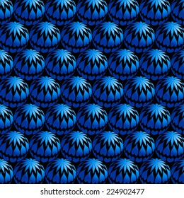 Decorative blue Background. Mosaic 2