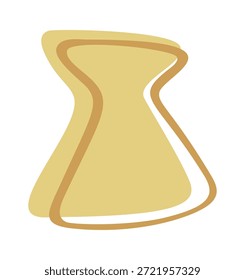 Elemento decorativo da forma do vaso do boho