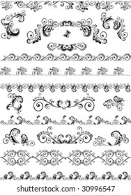 Decorative border and design elements