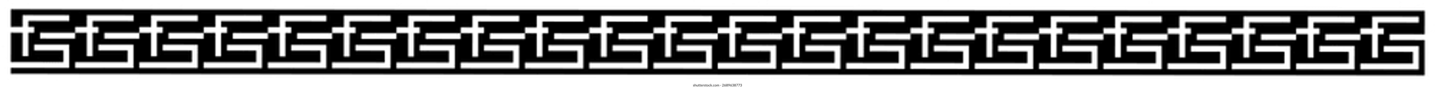Elemento de borde decorativo para diseño oriental y uso de marco cultural