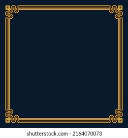 Decorative border frame. Classic frame.