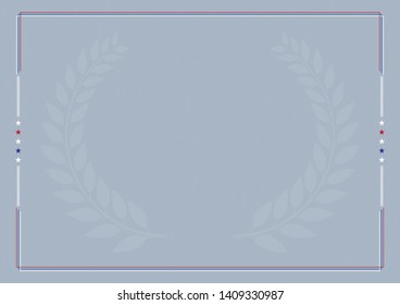 Decorative border and frame template in square shape, vintage frame design for certificate, diploma, voucher and greeting card