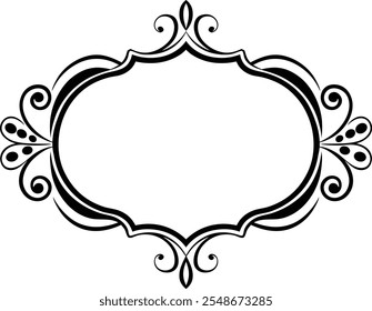 Decorative Border Frame Vector Design and Vintage Luxury Ornament Frames Elegant