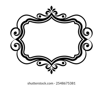 Decorative Border Frame Vector Design and Vintage Luxury Ornament Frames Elegant