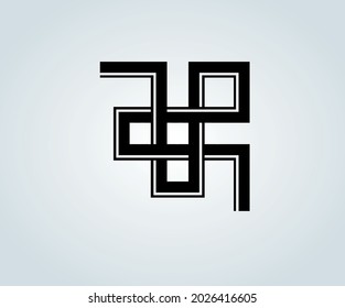 Borde decorativo para marcos o fotografías abstractas en ilustración