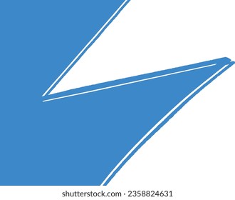 Decorative border in a minimalist shape