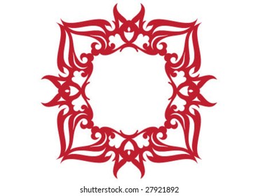 Decorative border and very nice texture design