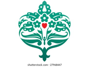 Decorative border and very nice texture design