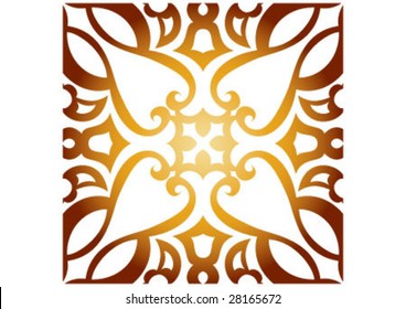 Decorative border and very nice texture design