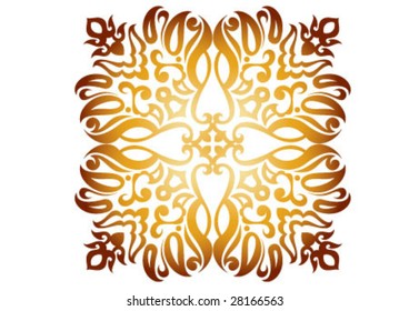 Decorative border and very nice texture design