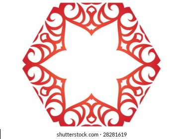 Decorative border and very nice texture design