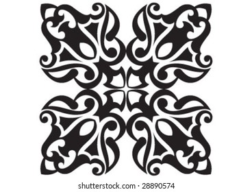 Decorative border and very nice texture design