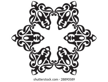 Decorative border and very nice texture design