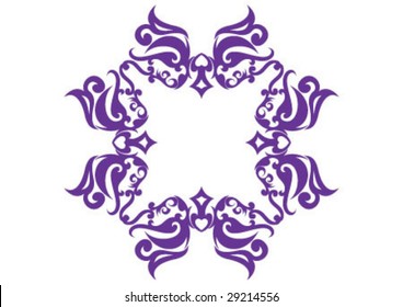 Decorative border and very nice texture design