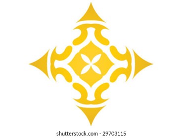 Decorative border and very nice texture design