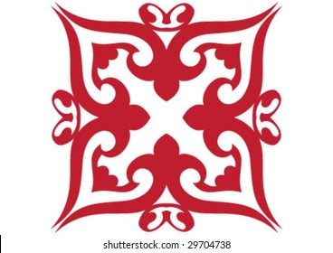 Decorative border and very nice texture design