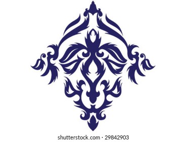 Decorative border and very nice texture design
