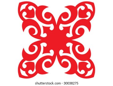 Decorative border and very nice texture design