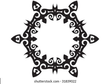 Decorative border and very nice texture design