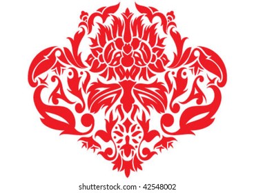 Decorative border and very nice texture design