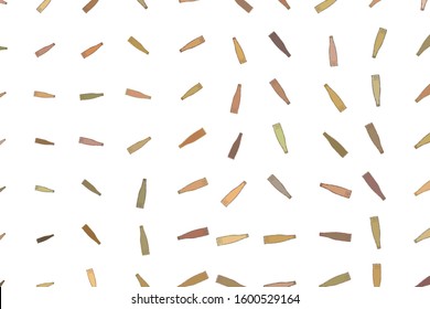 Decorative and bottle hand drawn illustrations. For design background & texture. Vector artwork.